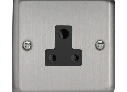 Varilight 1-Gang 5A Round Pin Socket