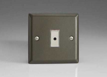 Varilight 1-Gang 1-Way Remote/Tactile Touch Control Master LED Dimmer 1 x 0-100W (Max 10 LEDs) Graphite JPE101