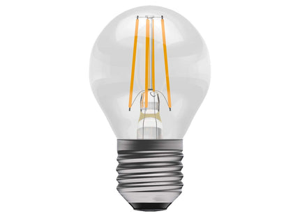 Bell 60125-4W LED Filament Clear Round Dimmable SES, 4000K