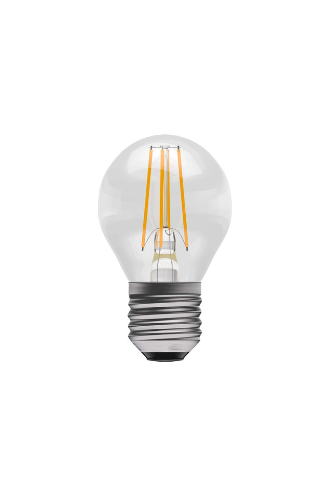 Bell 60125-4W LED Filament Clear Round Dimmable SES, 4000K