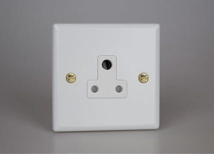 Varilight 1-Gang 5A Round Pin Socket 