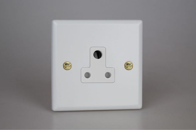 Varilight 1-Gang 5A Round Pin Socket 