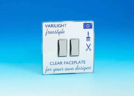 Varilight 2-Gang 10A 1- or 2-Way Rocker Light Switch XIF2C