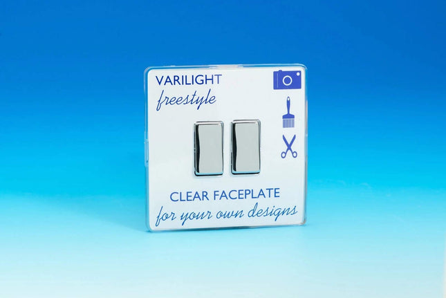 Varilight 2-Gang 10A 1- or 2-Way Rocker Light Switch XIF2C
