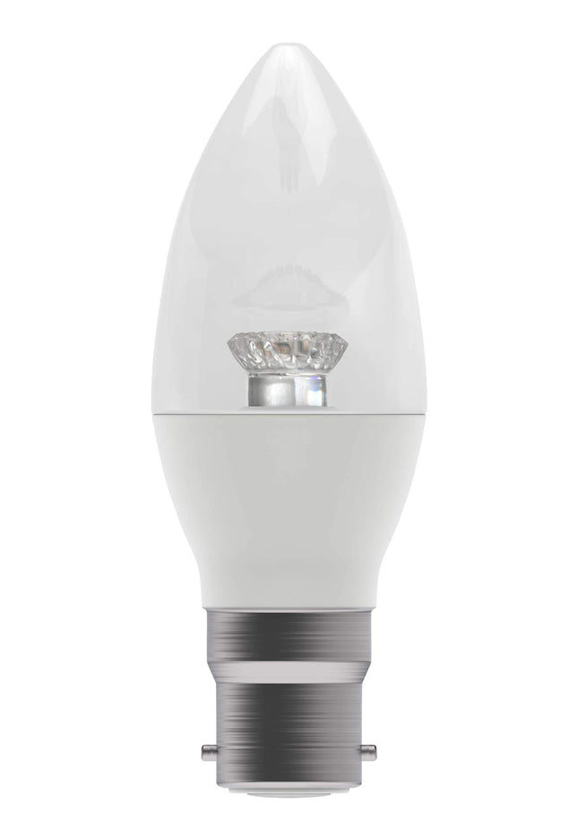 Bell 4W LED 35mm Clear BC Candle Warm White Dimmable