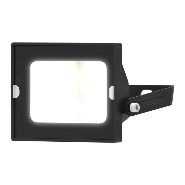 4lite Outdoor Graden/Security LED Floodlight IP65 10w 850lm Black Cool White