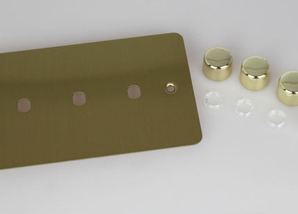 Varilight 3-Gang Matrix Kit For Rotary Dimmers (Twin Plate) 