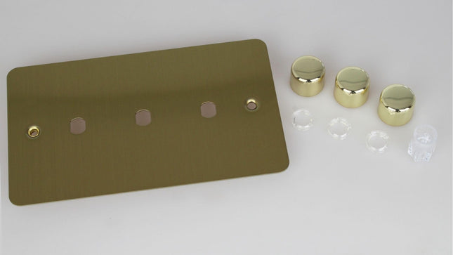 Varilight 3-Gang Matrix Kit For Rotary Dimmers (Twin Plate) 