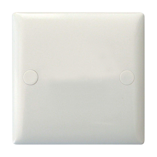 Varilight XOSB Value Polar White 1-Gang Single Blank Plate