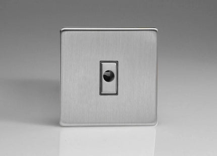 Varilight 16A Flex Outlet Plate Brushed Steel XDSFODS