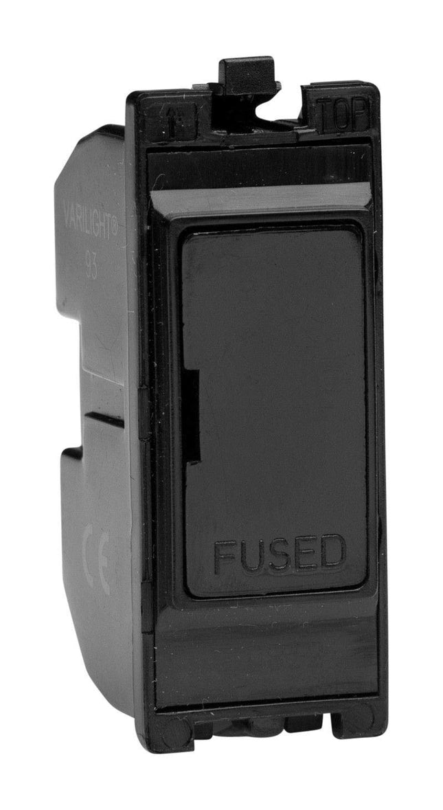 Varilight Powergrid Black 13Amp Fuse Holder