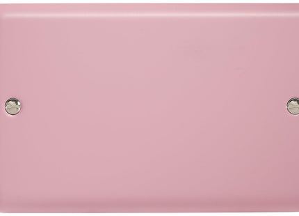 Varilight 2-Gang (Double), Blank Plate, Classic Lily Rose Pink XYDB.RP