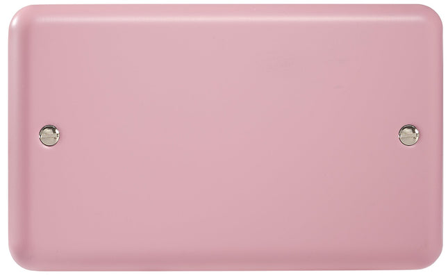 Varilight 2-Gang (Double), Blank Plate, Classic Lily Rose Pink XYDB.RP