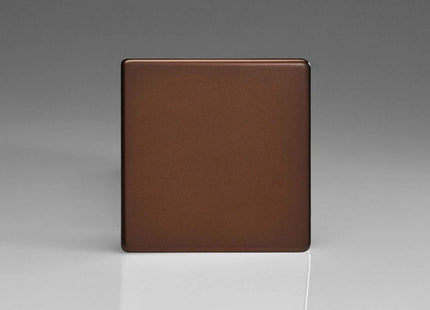 Varilight 1-Gang Blank Plate Dimension Screwless Mocha XDMSBS