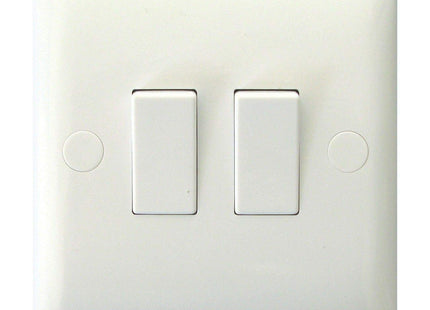 Varilight XO2W Rocker Switches 2-Gang