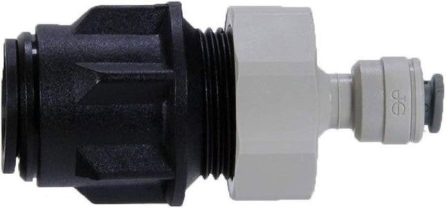 John Guest Speedfit Reverse Osmosis Reducer - Push-fit 15mm to 3/8" Push-fit Tube O.D. Speedfit Part No PM011516E, CI321216FS. Imperial to Metric Acetal Fittings for Drinks Dispensers and Pure Water