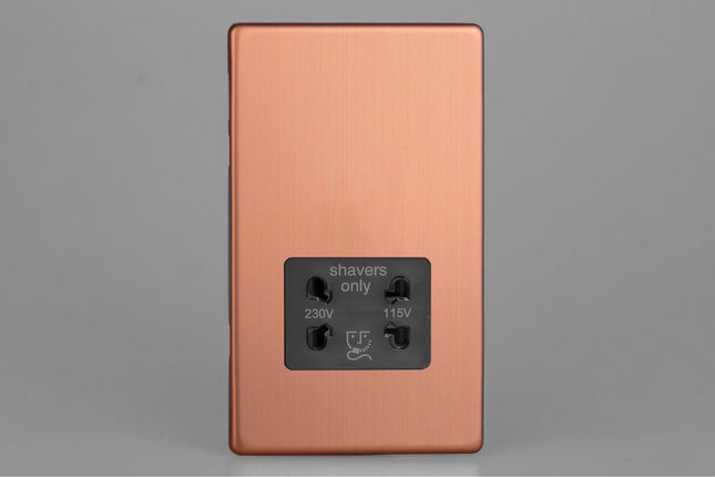 Varilight Dual Voltage Shaver Socket 230V/115V