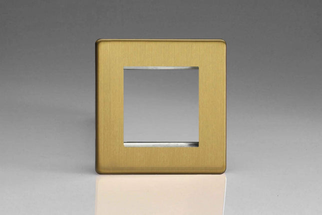 Varilight XDBG2S DataGrid Brushed Brass 2 Grid Space