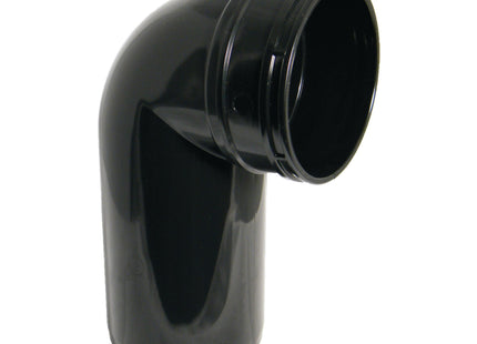 FloPlast Solvent Weld Soil 90 Degree Spigot Bend Black SS168