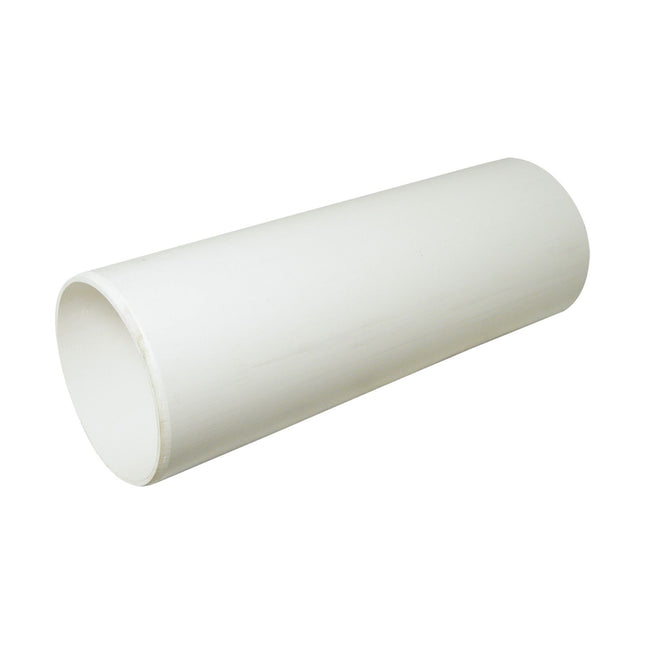 FloPlast Plain Soil Pipe 110mm x 3 Metre White