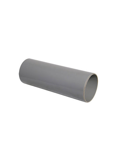 FloPlast Plain Soil Pipe 110mm x 3 Metre Grey