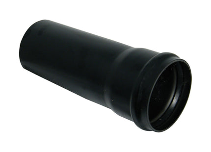 FloPlast Single Socket 110mm Soil Pipe 1 Metre Black SP8