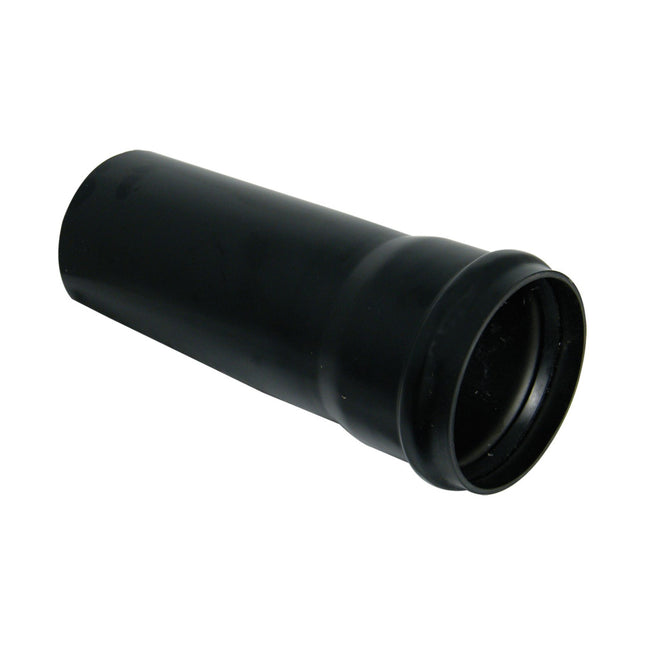 FloPlast Single Socket 110mm Soil Pipe 1 Metre Black SP8