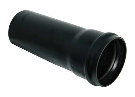 FloPlast 110mm Single Socket Soil Pipe 3 Metre Black