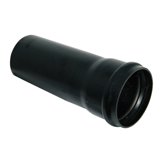 FloPlast 110mm Single Socket Soil Pipe 3 Metre Black