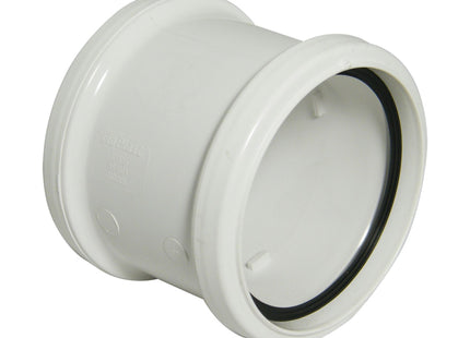 FloPlast 110mm Soil Double Socket White