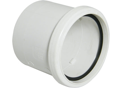 FloPlast 110mm Soil Single Socket White