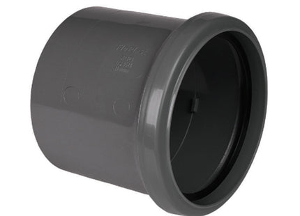 Floplast 110mm Soil Single Socket Anthracite - 278710