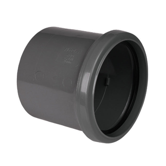Floplast 110mm Soil Single Socket Anthracite - 278710