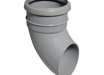 FloPlast 110mm Soil 92.5' Double Socket Bend Grey