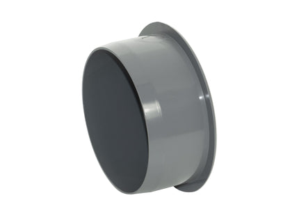 FloPlast 110mm Soil Socket Plug Grey