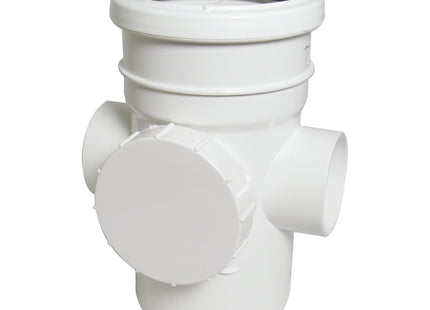 FloPlast 110mm Soil Access Socket/Spigot White