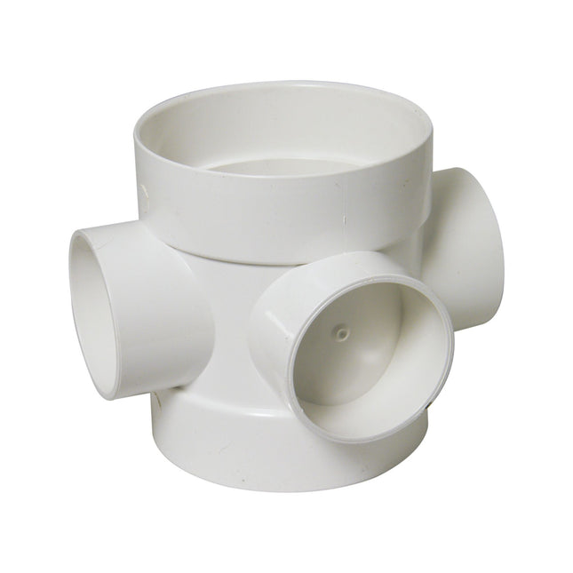 FloPlast 110mm Soil Short Boss Pipe White