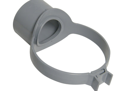 FloPlast 110mm Soil Strap Boss Grey