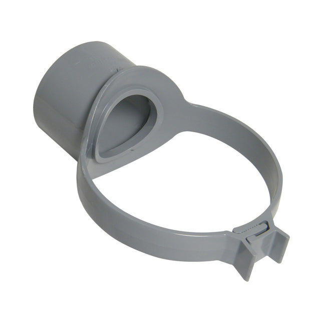 FloPlast 110mm Soil Strap Boss Grey