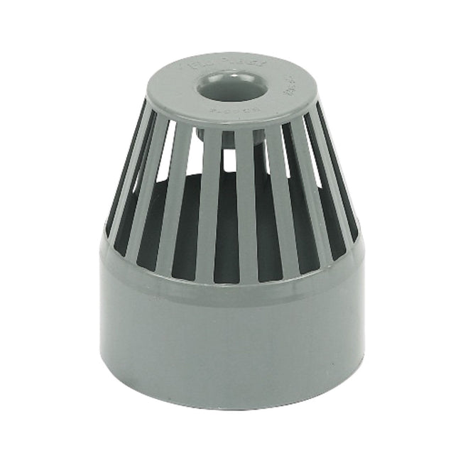 FloPlast 110mm Soil Vent Terminal Grey