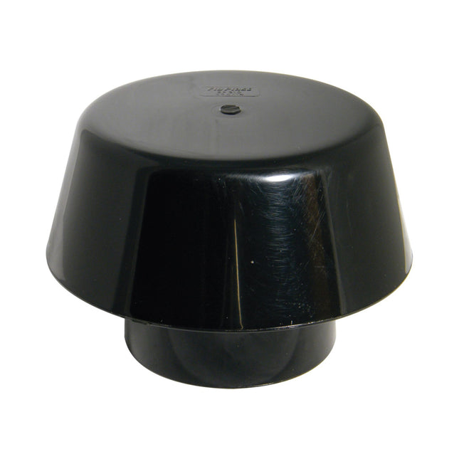 FloPlast 110mm Soil Extract Cowl Black