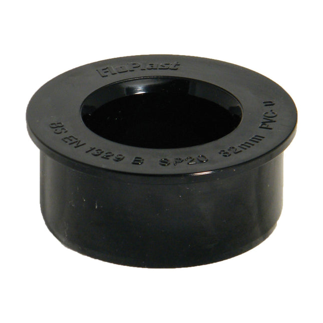 FloPlast Boss Adaptor - Solvent Weld 32mm Black