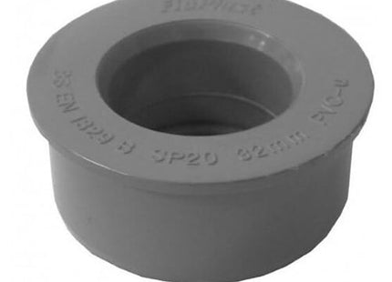 FloPlast Boss Adaptor - Solvent Weld 40mm Grey