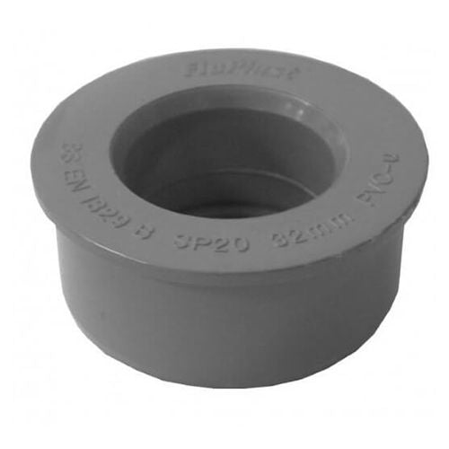 FloPlast Boss Adaptor - Solvent Weld 40mm Grey