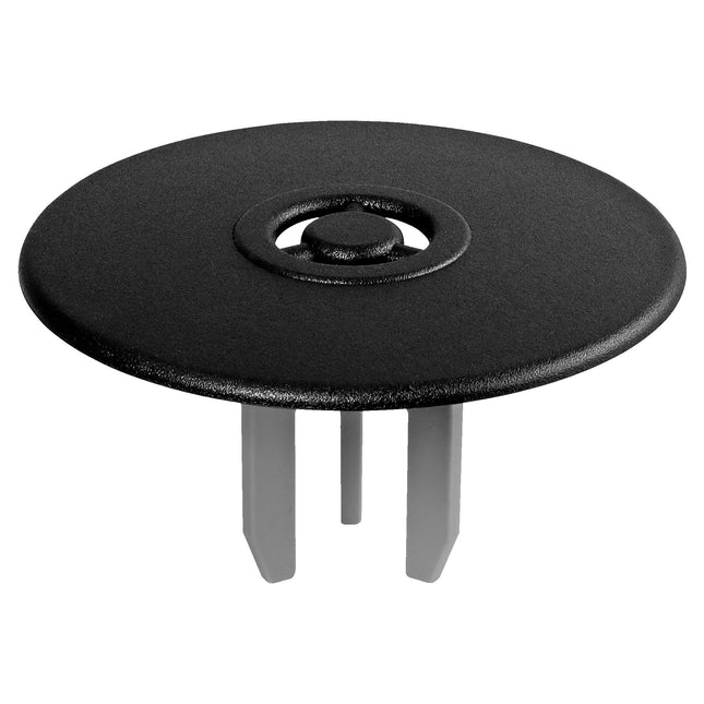 McAlpine Matt Black Brass Shower Trap Cover - ST90MEMBMTOP+SUPP