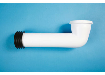 Polypipe Kwikfit Pan Conn - 90 Deg Long Tail SK50 - Ideal for Toilet Installations