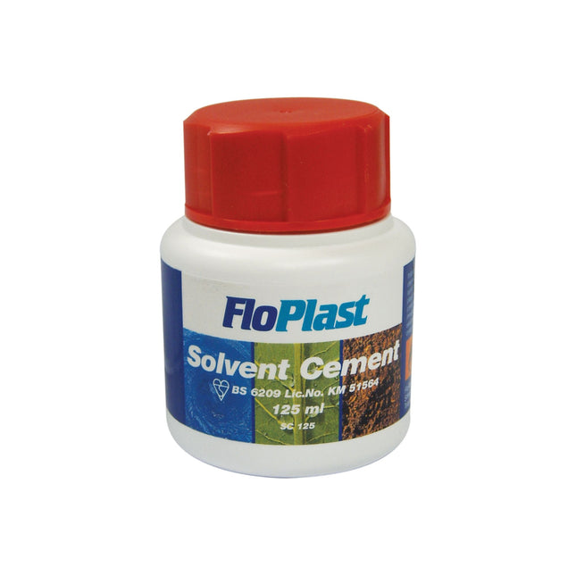 FloPlast Solvent Weld Cement BS6209 125ml