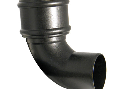 FloPlast Cast Iron Effect Soil 92 Degree Bend - Single Socket