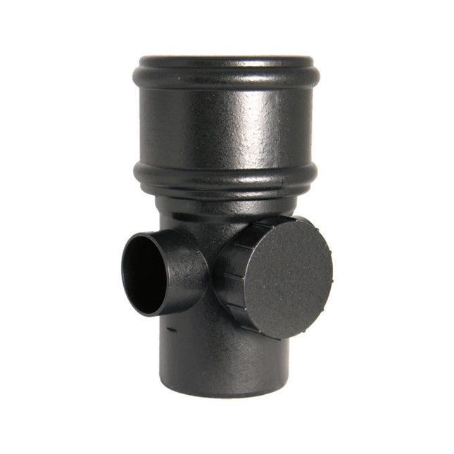 FloPlast Cast Iron Effect Soil Access Pipe - Single Socket