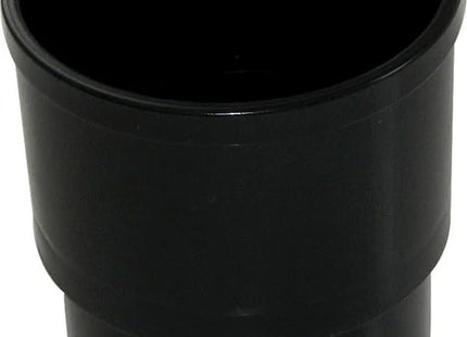 FloPlast Hi-Cap 80mm Pipe Socket - Black - 458371